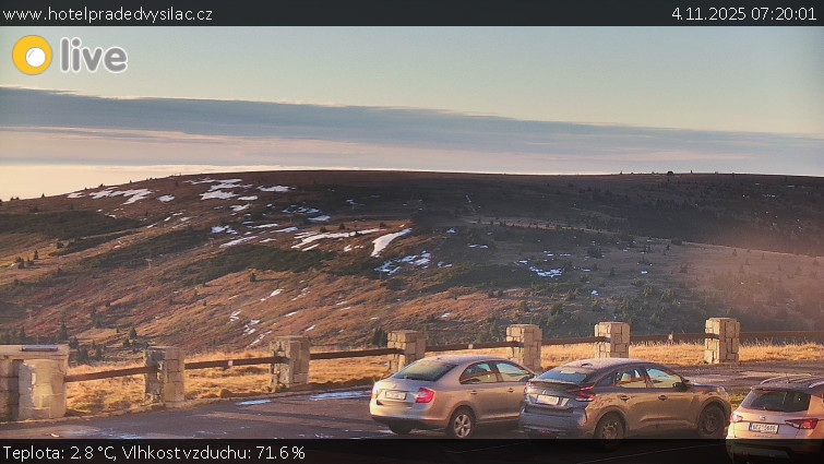 Praděd - Vysílač - Praděd - Vysílač - 4.11.2025 v 07:20