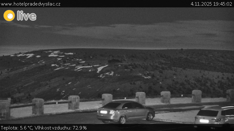 Praděd - Vysílač - Praděd - Vysílač - 4.11.2025 v 19:45