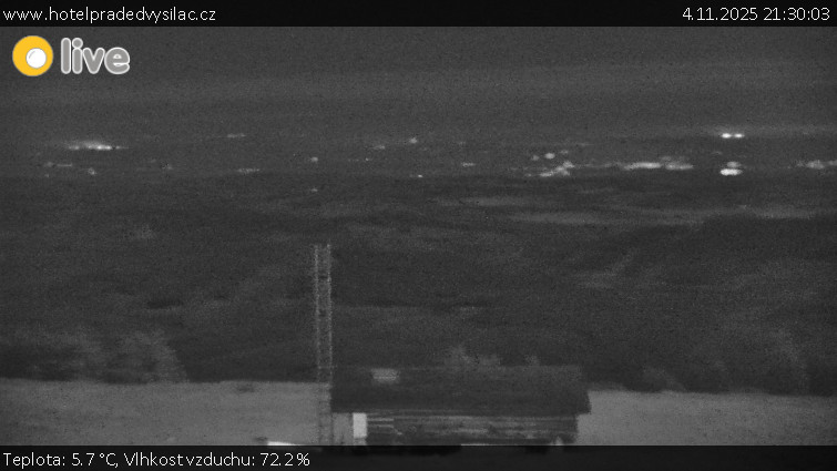 Praděd - Vysílač - Praděd - Vysílač - 4.11.2025 v 21:30