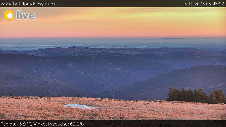 Praděd - Vysílač - Praděd - Vysílač - 5.11.2025 v 06:45
