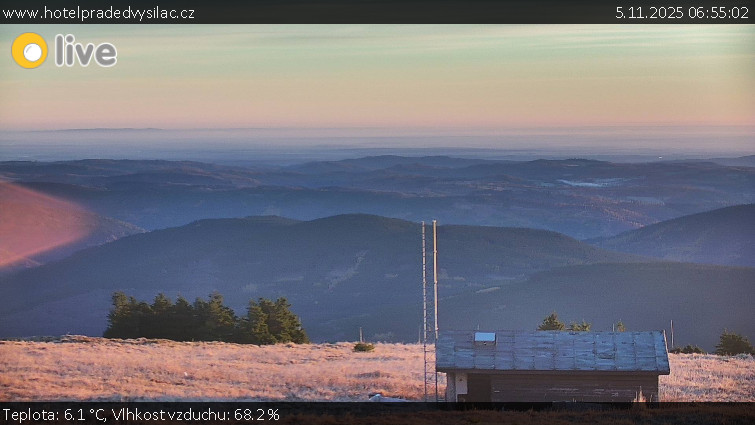 Praděd - Vysílač - Praděd - Vysílač - 5.11.2025 v 06:55