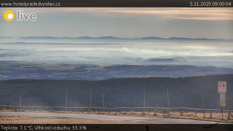Praděd - Vysílač - Praděd - Vysílač - 5.11.2025 v 09:00