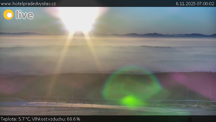 Praděd - Vysílač - Praděd - Vysílač - 6.11.2025 v 07:00