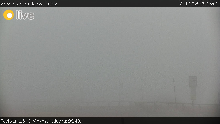 Praděd - Vysílač - Praděd - Vysílač - 7.11.2025 v 08:05