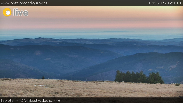 Praděd - Vysílač - Praděd - Vysílač - 8.11.2025 v 06:50