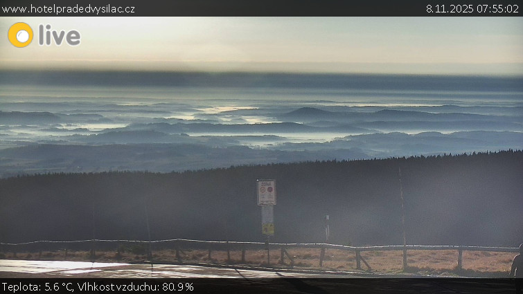 Praděd - Vysílač - Praděd - Vysílač - 8.11.2025 v 07:55
