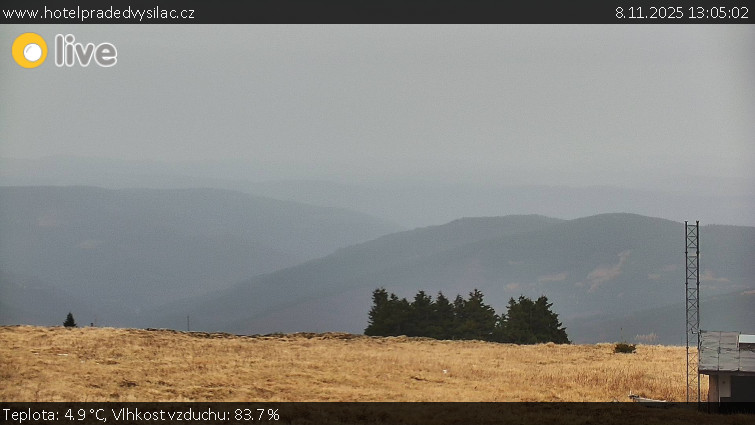 Praděd - Vysílač - Praděd - Vysílač - 8.11.2025 v 13:05