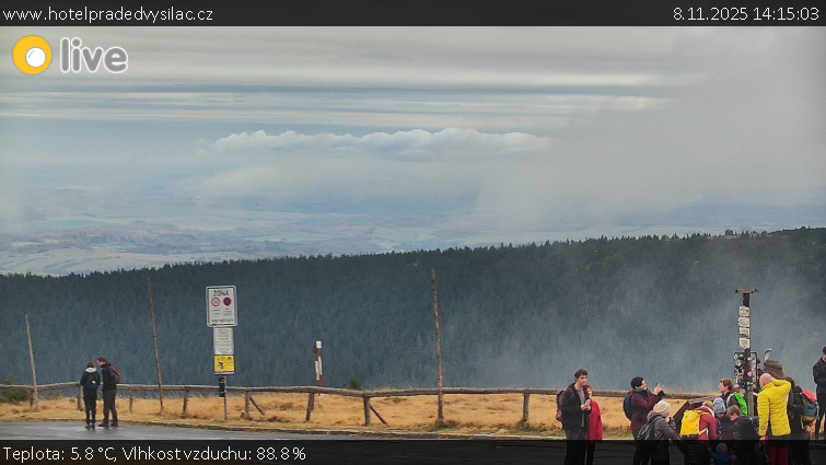 Praděd - Vysílač - Praděd - Vysílač - 8.11.2025 v 14:15