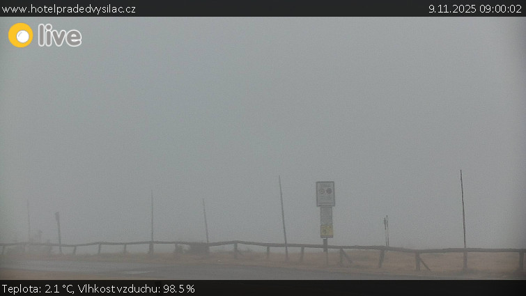 Praděd - Vysílač - Praděd - Vysílač - 9.11.2025 v 09:00