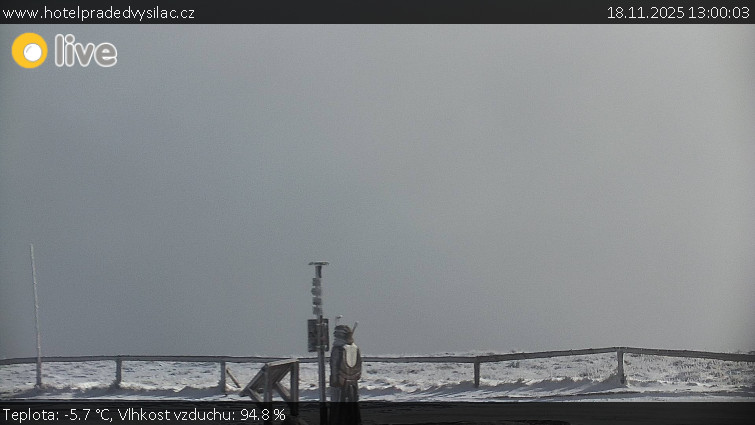 Praděd - Vysílač - Praděd - Vysílač - 18.11.2025 v 13:00