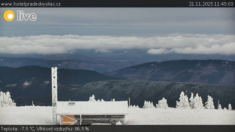 Praděd - Vysílač - Praděd - Vysílač - 21.11.2025 v 11:45