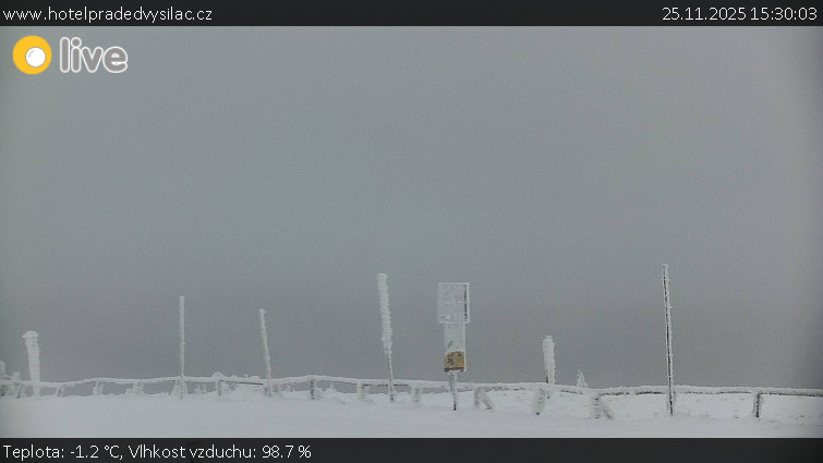 Praděd - Vysílač - Praděd - Vysílač - 25.11.2025 v 15:30