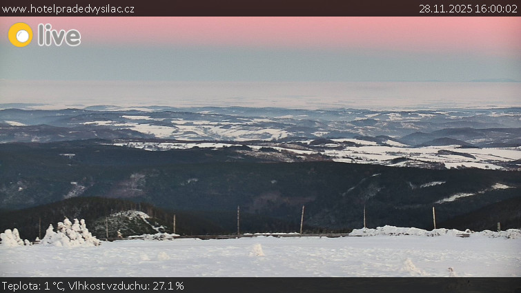 Praděd - Vysílač - Praděd - Vysílač - 28.11.2025 v 16:00