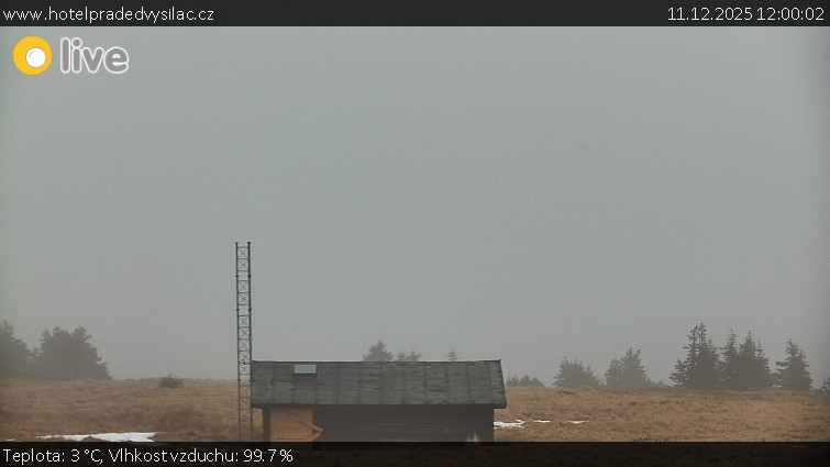Praděd - Vysílač - Praděd - Vysílač - 11.12.2025 v 12:00