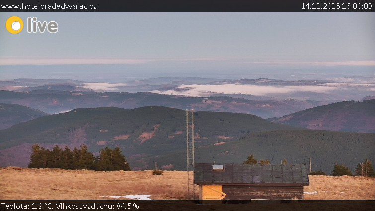 Praděd - Vysílač - Praděd - Vysílač - 14.12.2025 v 16:00