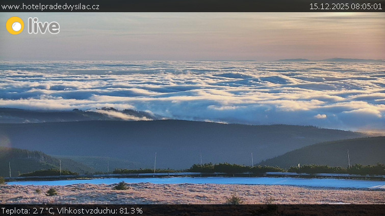 Praděd - Vysílač - Praděd - Vysílač - 15.12.2025 v 08:05