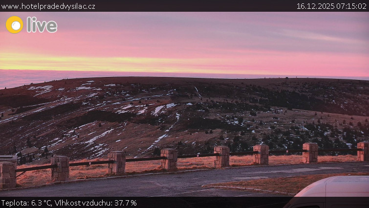 Praděd - Vysílač - Praděd - Vysílač - 16.12.2025 v 07:15