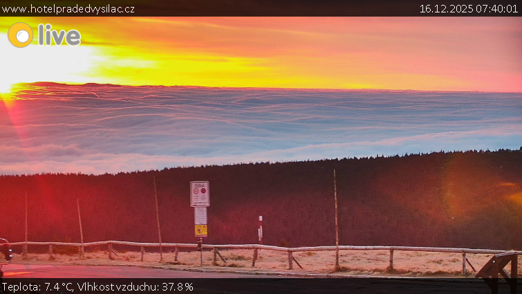 Praděd - Vysílač - Praděd - Vysílač - 16.12.2025 v 07:40