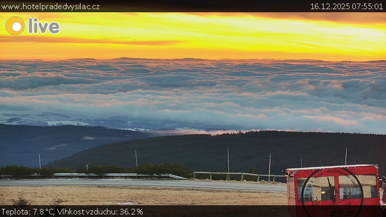 Praděd - Vysílač - Praděd - Vysílač - 16.12.2025 v 07:55