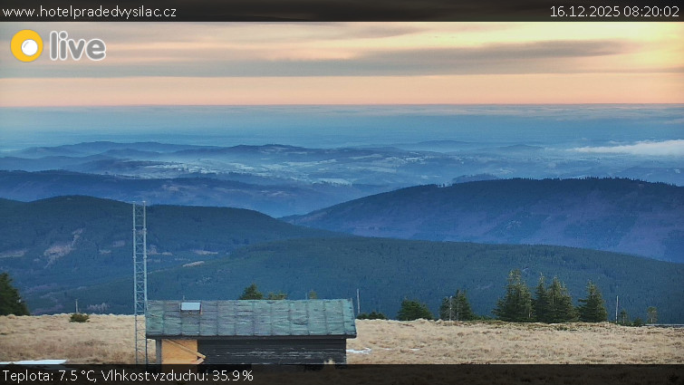 Praděd - Vysílač - Praděd - Vysílač - 16.12.2025 v 08:20