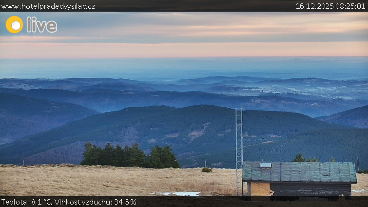 Praděd - Vysílač - Praděd - Vysílač - 16.12.2025 v 08:25