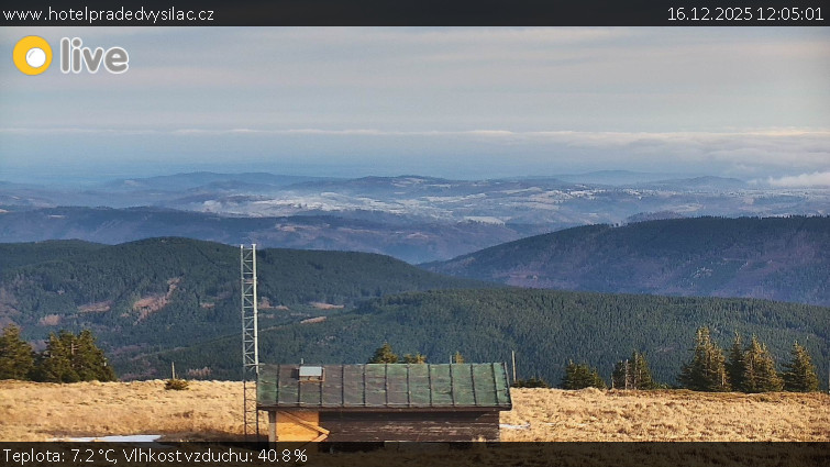 Praděd - Vysílač - Praděd - Vysílač - 16.12.2025 v 12:05