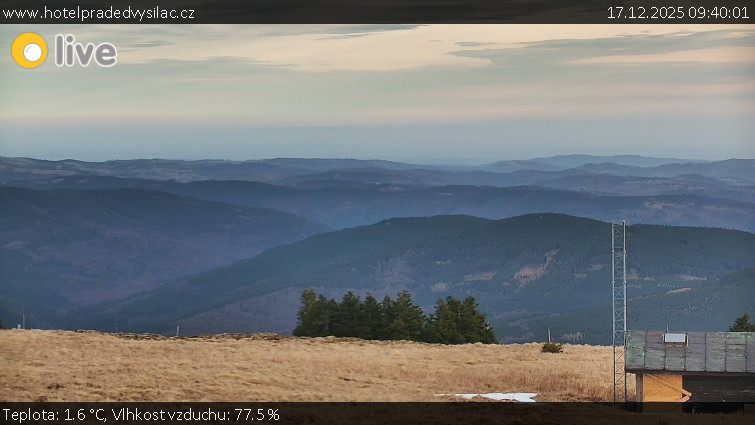 Praděd - Vysílač - Praděd - Vysílač - 17.12.2025 v 09:40
