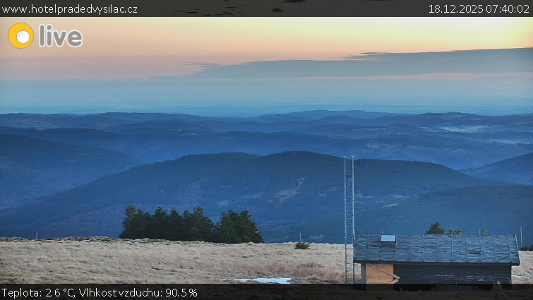 Praděd - Vysílač - Praděd - Vysílač - 18.12.2025 v 07:40