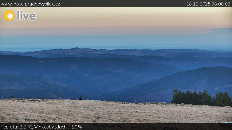 Praděd - Vysílač - Praděd - Vysílač - 18.12.2025 v 08:00