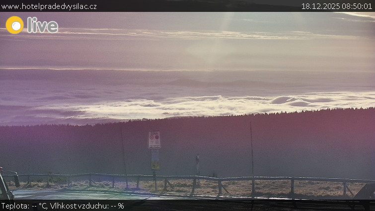 Praděd - Vysílač - Praděd - Vysílač - 18.12.2025 v 08:50