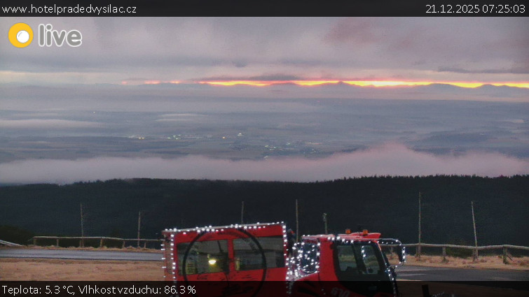 Praděd - Vysílač - Praděd - Vysílač - 21.12.2025 v 07:25