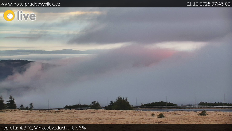 Praděd - Vysílač - Praděd - Vysílač - 21.12.2025 v 07:45