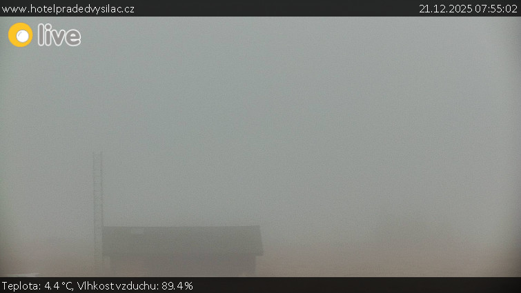 Praděd - Vysílač - Praděd - Vysílač - 21.12.2025 v 07:55