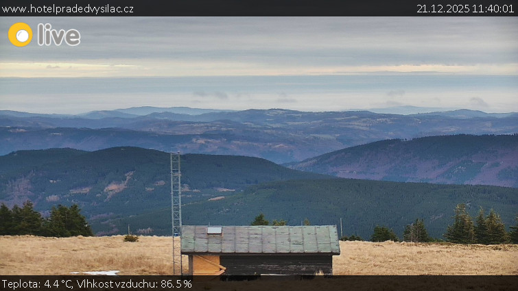 Praděd - Vysílač - Praděd - Vysílač - 21.12.2025 v 11:40