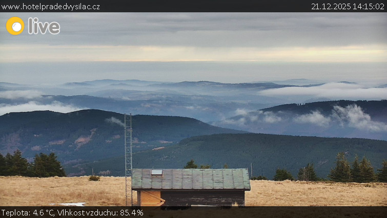 Praděd - Vysílač - Praděd - Vysílač - 21.12.2025 v 14:15