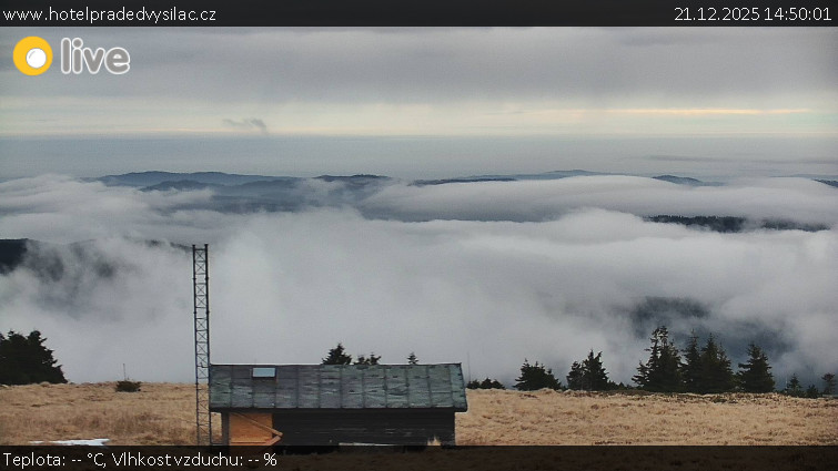 Praděd - Vysílač - Praděd - Vysílač - 21.12.2025 v 14:50