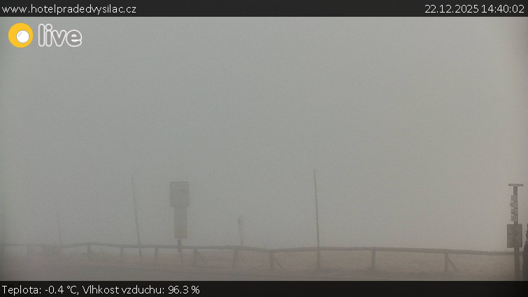 Praděd - Vysílač - Praděd - Vysílač - 22.12.2025 v 14:40