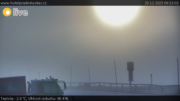 Praděd - Vysílač - Praděd - Vysílač - 23.12.2025 v 08:15