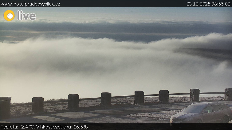 Praděd - Vysílač - Praděd - Vysílač - 23.12.2025 v 08:55