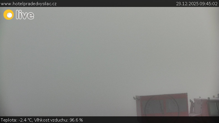 Praděd - Vysílač - Praděd - Vysílač - 23.12.2025 v 09:45