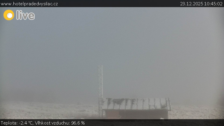 Praděd - Vysílač - Praděd - Vysílač - 23.12.2025 v 10:45