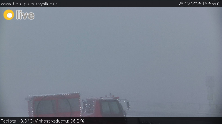 Praděd - Vysílač - Praděd - Vysílač - 23.12.2025 v 15:55