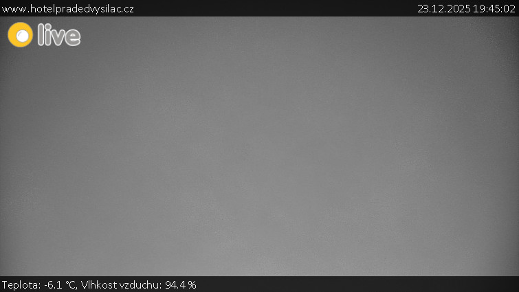Praděd - Vysílač - Praděd - Vysílač - 23.12.2025 v 19:45