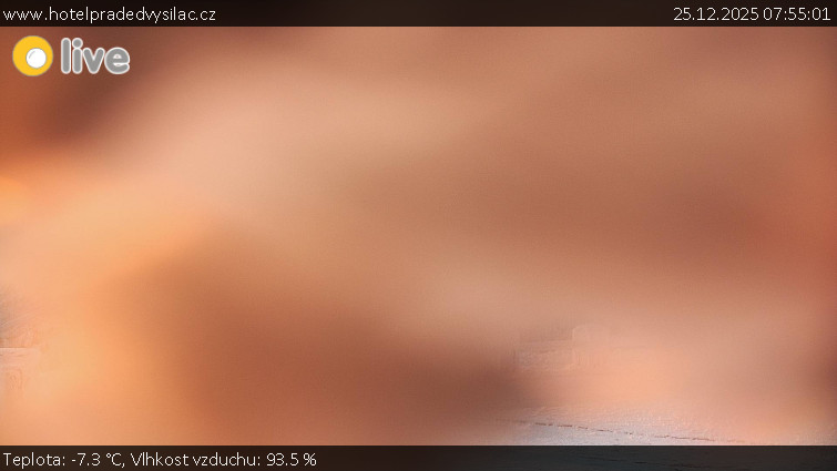 Praděd - Vysílač - Praděd - Vysílač - 25.12.2025 v 07:55