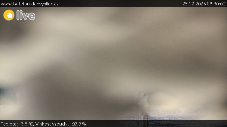 Praděd - Vysílač - Praděd - Vysílač - 25.12.2025 v 08:30