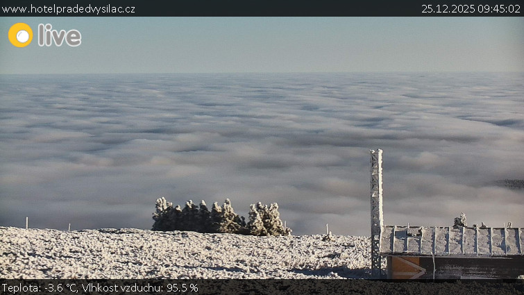 Praděd - Vysílač - Praděd - Vysílač - 25.12.2025 v 09:45