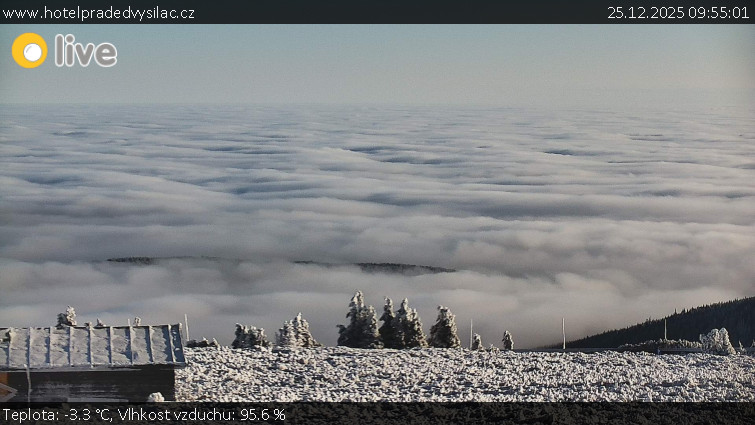 Praděd - Vysílač - Praděd - Vysílač - 25.12.2025 v 09:55