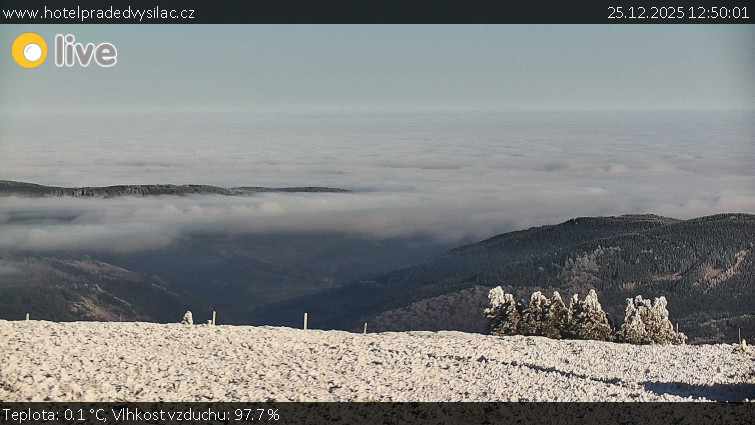Praděd - Vysílač - Praděd - Vysílač - 25.12.2025 v 12:50