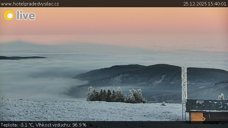 Praděd - Vysílač - Praděd - Vysílač - 25.12.2025 v 15:40