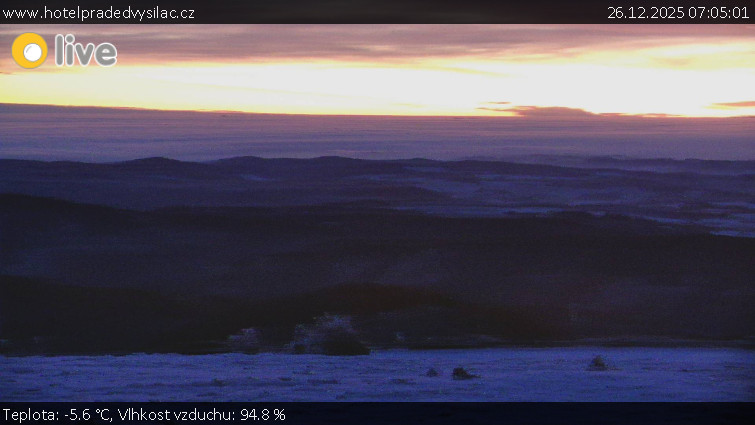 Praděd - Vysílač - Praděd - Vysílač - 26.12.2025 v 07:05